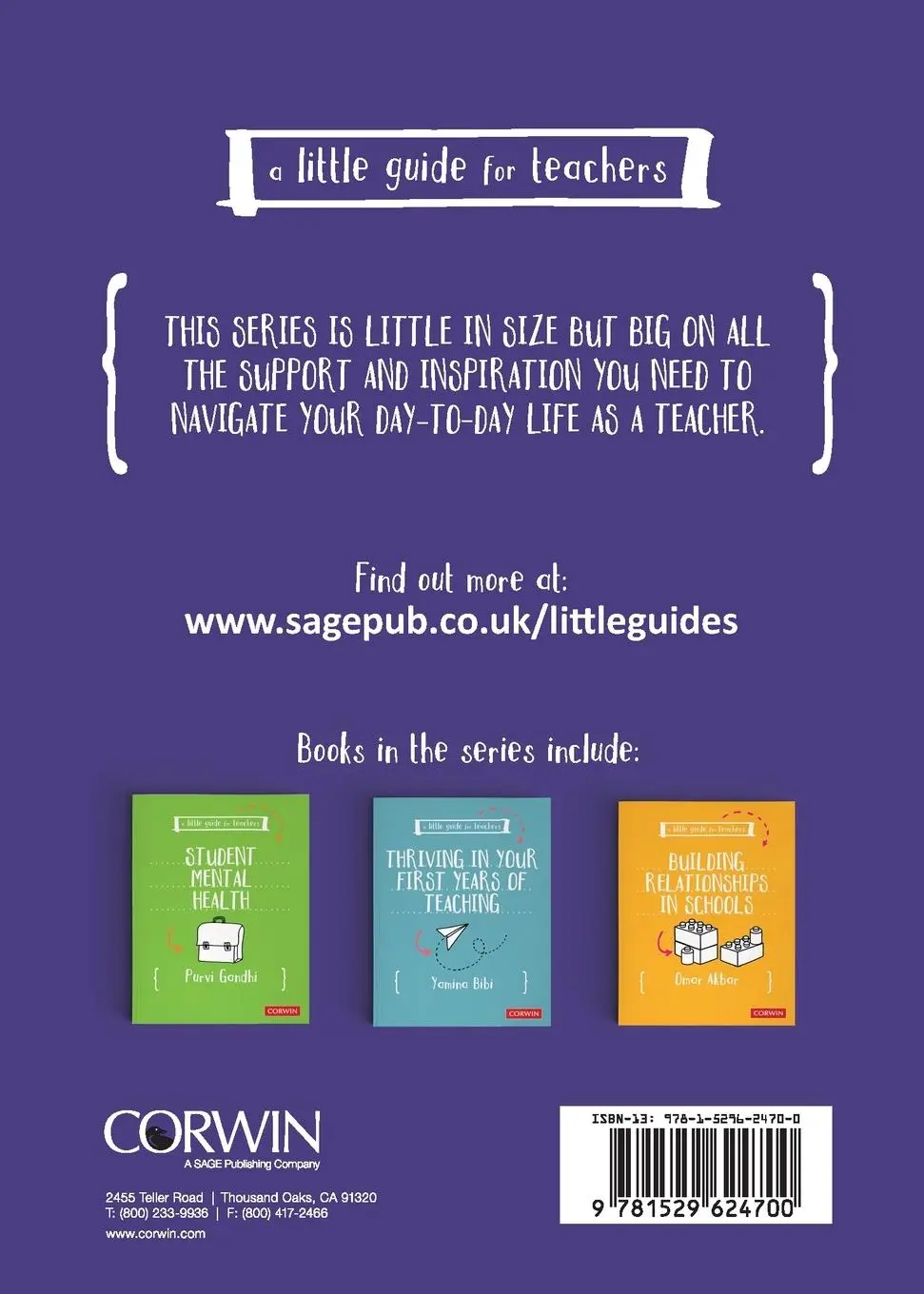 Rückseite: 9781529624700 | A Little Guide for Teachers | SEND in Schools | Amjad Ali | Buch