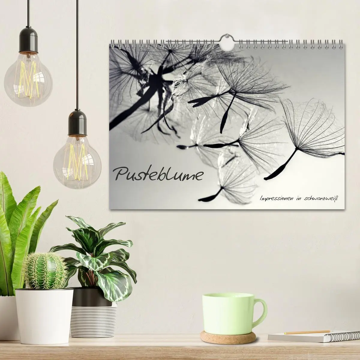 Bild: 9783594084700 | Pusteblume - Impressionen in schwarzweiß (Wandkalender 2027 DIN A4...