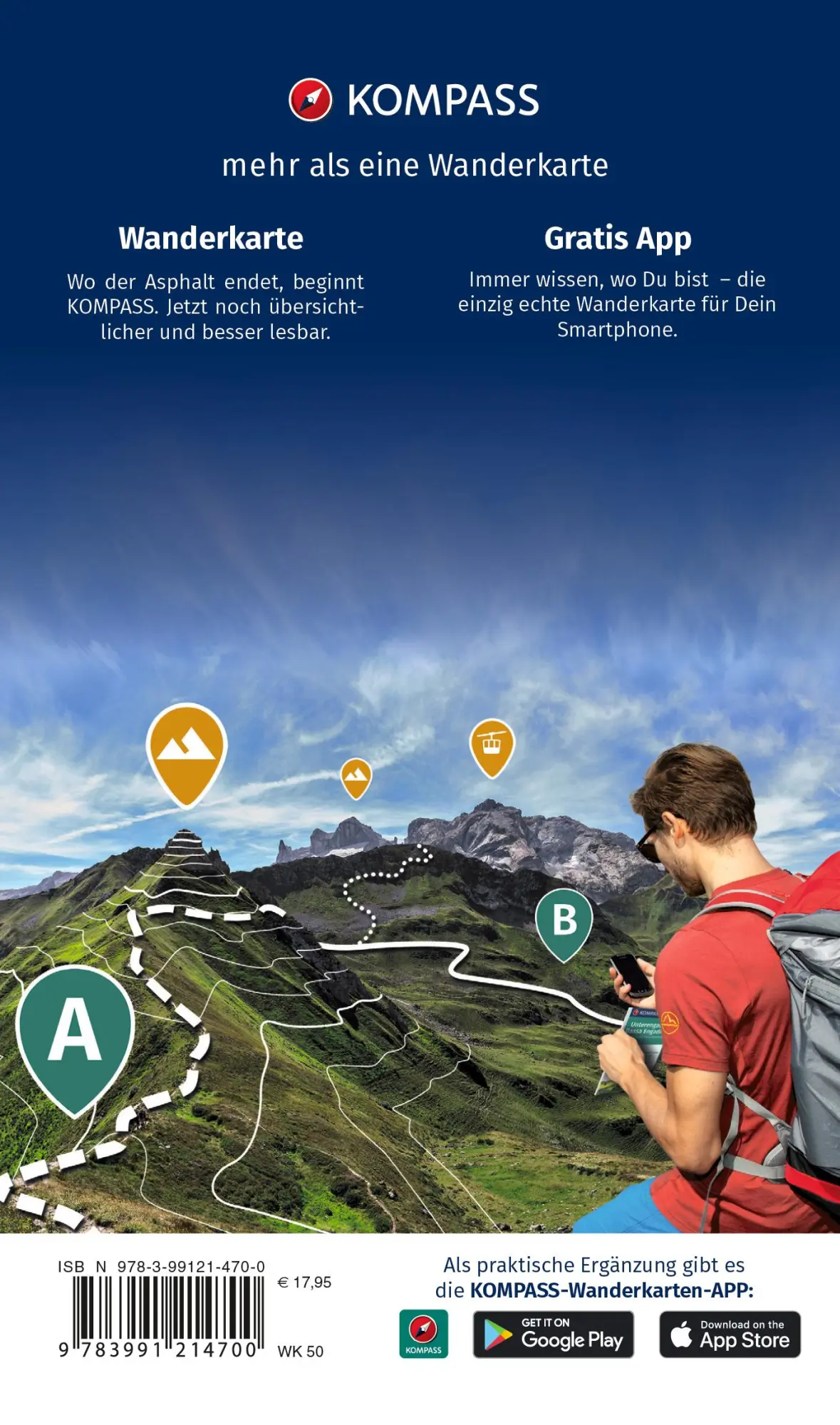 Rückseite: 9783991214700 | KOMPASS Wanderkarten-Set 50 Nationalpark Hohe Tauern,...