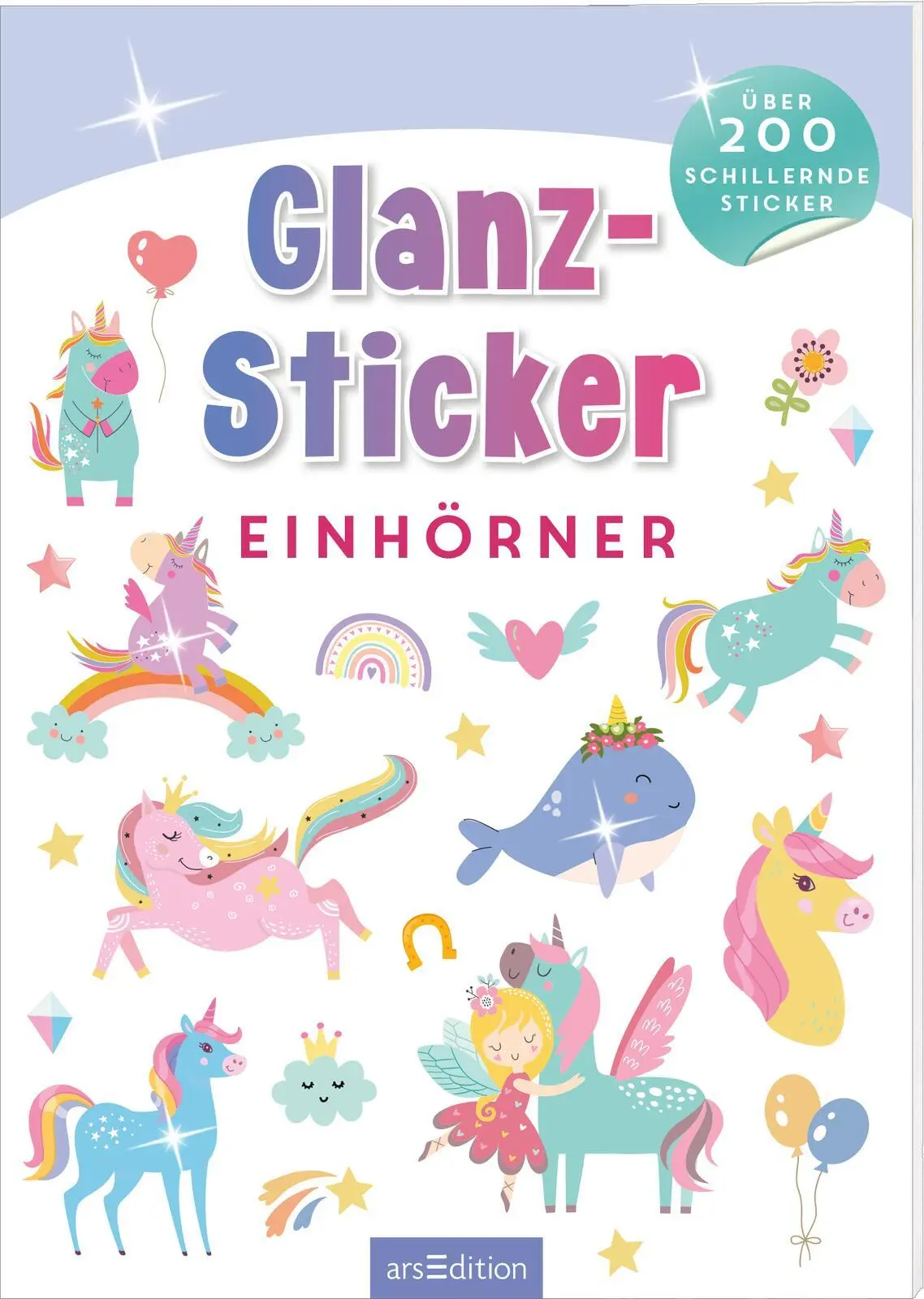 Cover: 4014489134800 | Glanz-Sticker - Einhörner | Über 200 schillernde Sticker | Broschüre