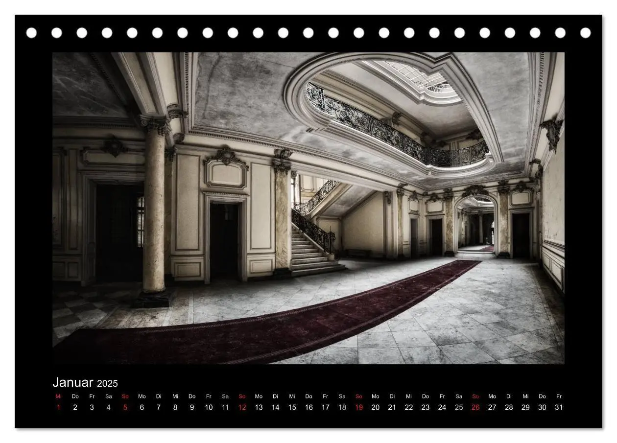 Bild: 9783435674800 | Lost Places - vergessene orte vergessener glanz (Tischkalender 2025...