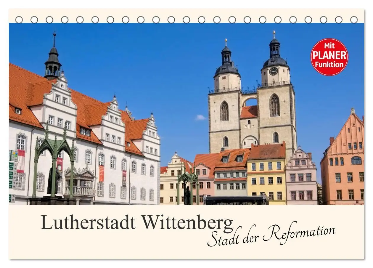 Cover: 9783457904800 | Lutherstadt Wittenberg - Stadt der Reformation (Tischkalender 2026...