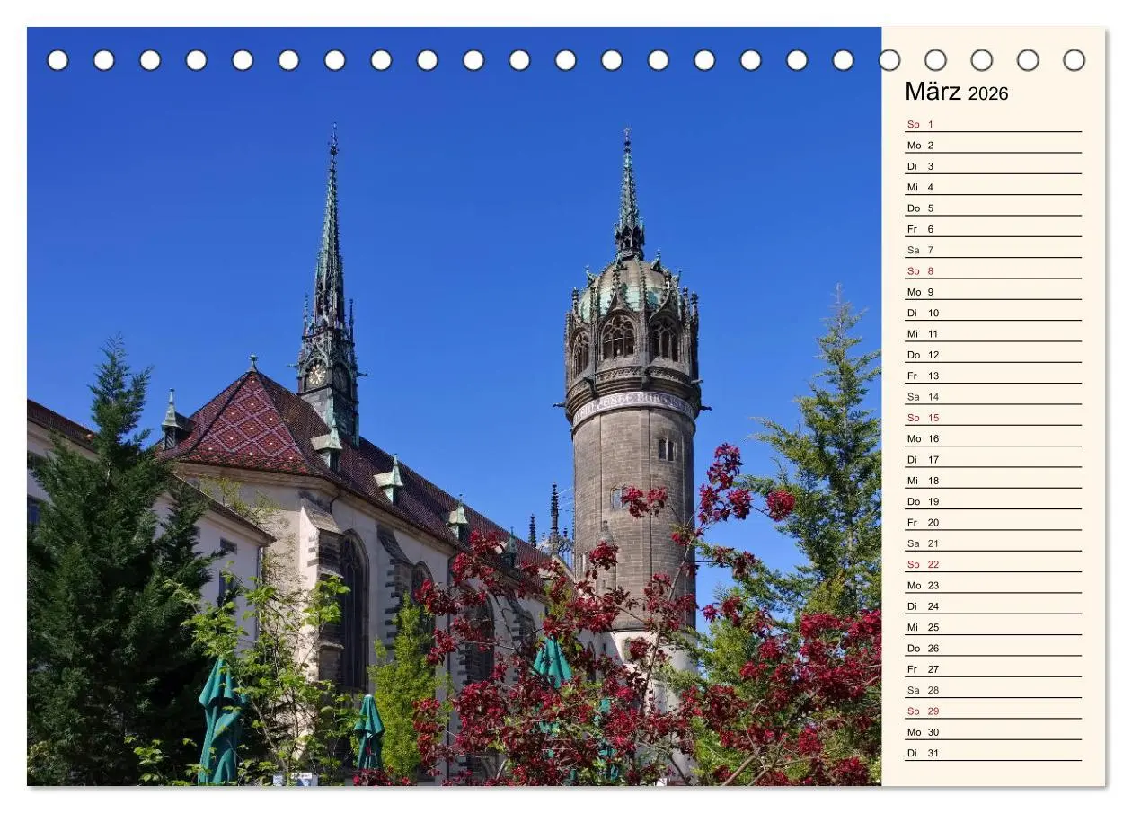 Bild: 9783457904800 | Lutherstadt Wittenberg - Stadt der Reformation (Tischkalender 2026...