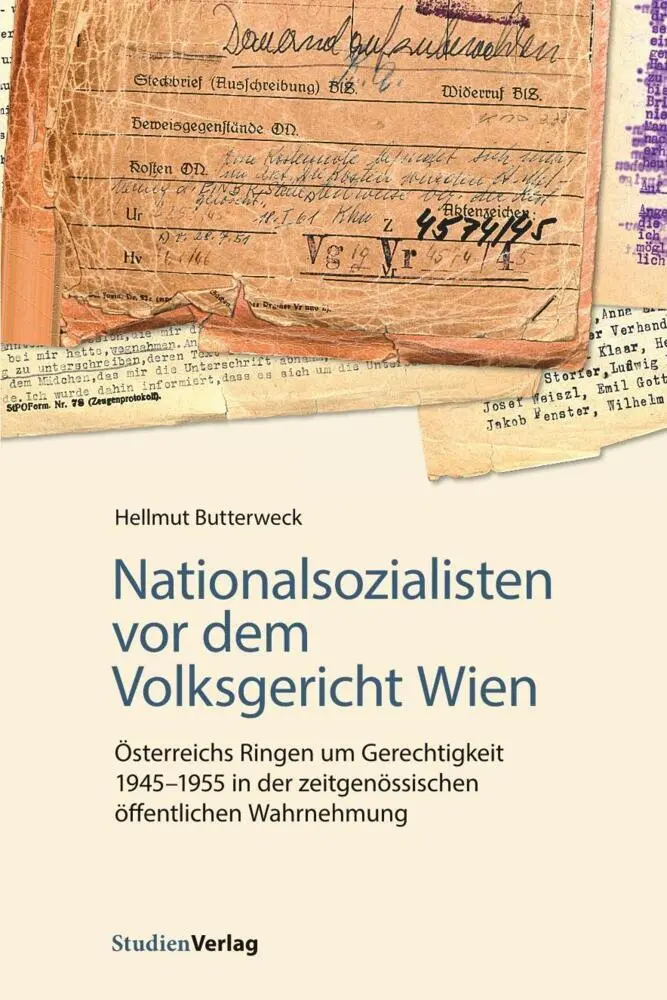 Cover: 9783706554800 | Nationalsozialisten vor dem Volksgericht Wien | Hellmut Butterweck