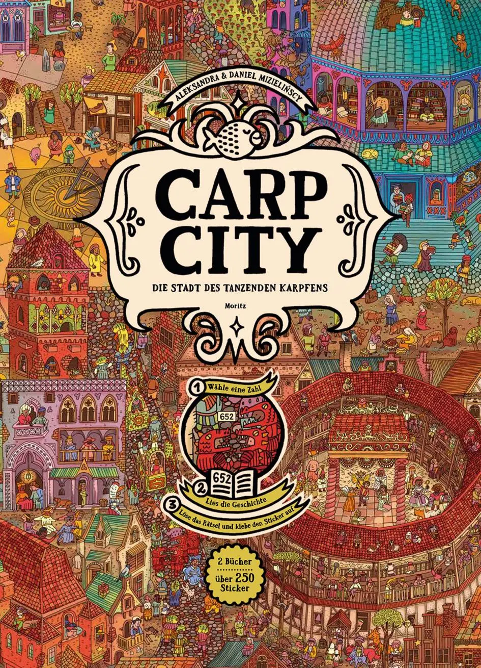 Cover: 9783895654800 | Carp City | Die Stadt des tanzenden Karpfens | Mizielinska (u. a.)