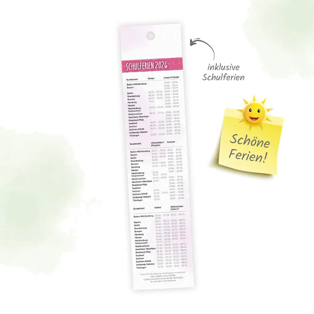 Bild: 9783988024800 | Trötsch Lesezeichenkalender Zauberhafte Heimat 2026 | KG | Kalender