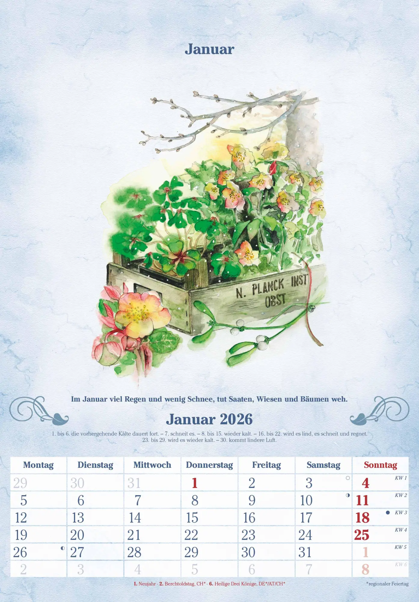 Bild: 4069095004900 | 100-jähriger Kalender 2026 - Bildkalender 23,7x34 cm - mit...