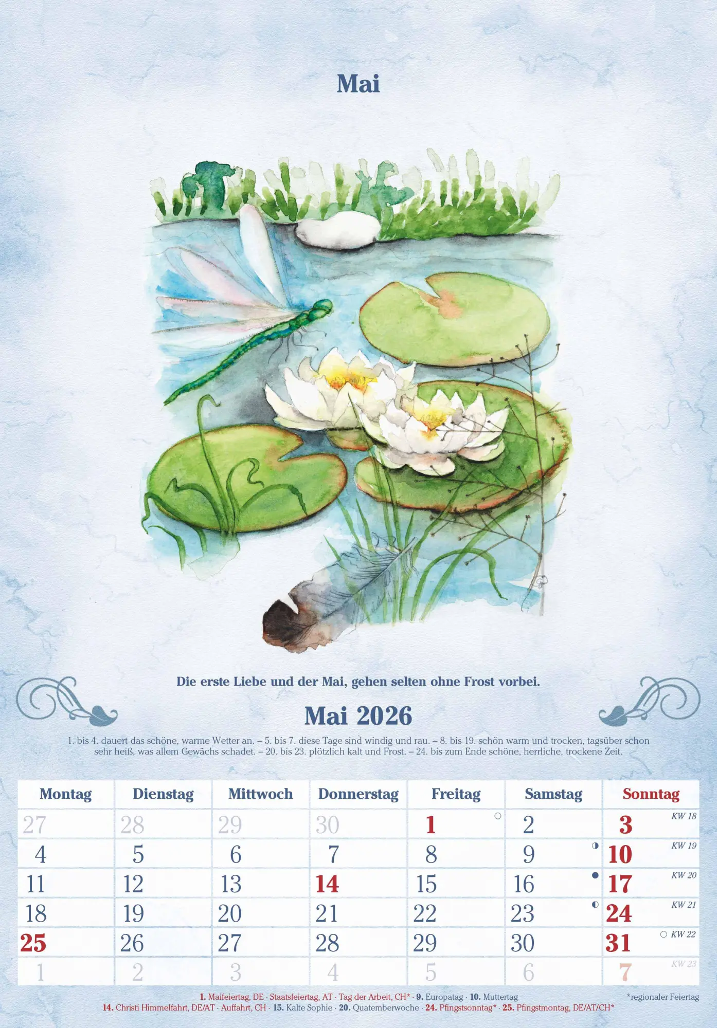 Bild: 4069095004900 | 100-jähriger Kalender 2026 - Bildkalender 23,7x34 cm - mit...
