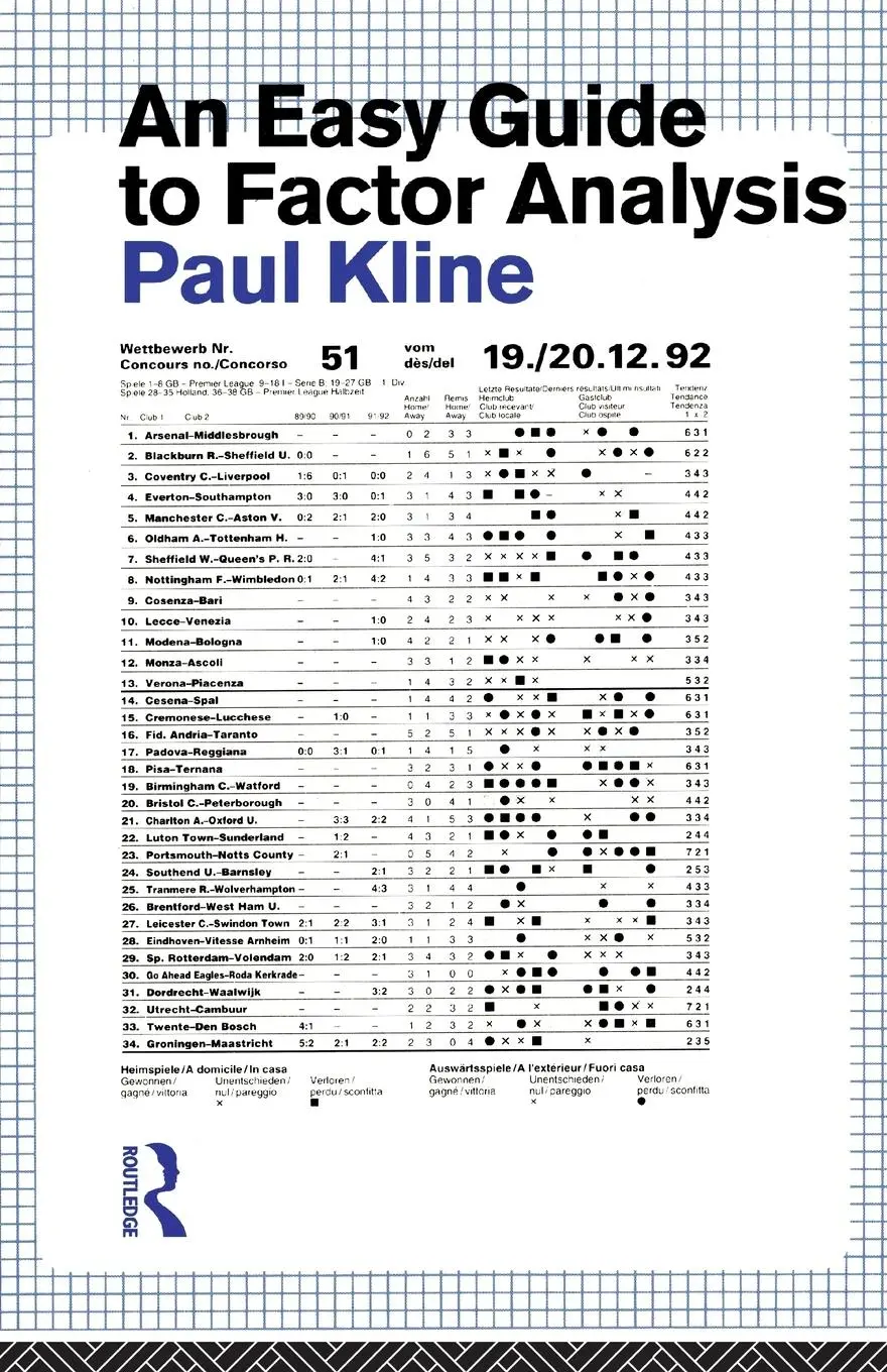 Cover: 9780415094900 | An Easy Guide to Factor Analysis | Paul Kline | Taschenbuch | Englisch