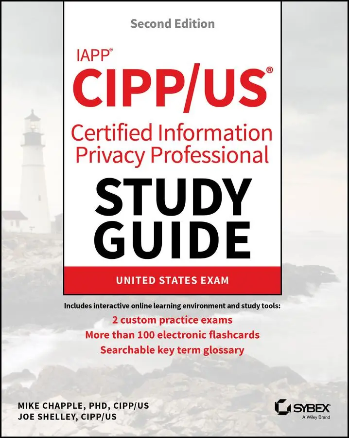 Cover: 9781394284900 | Iapp Cipp / Us Certified Information Privacy Professional Study Guide