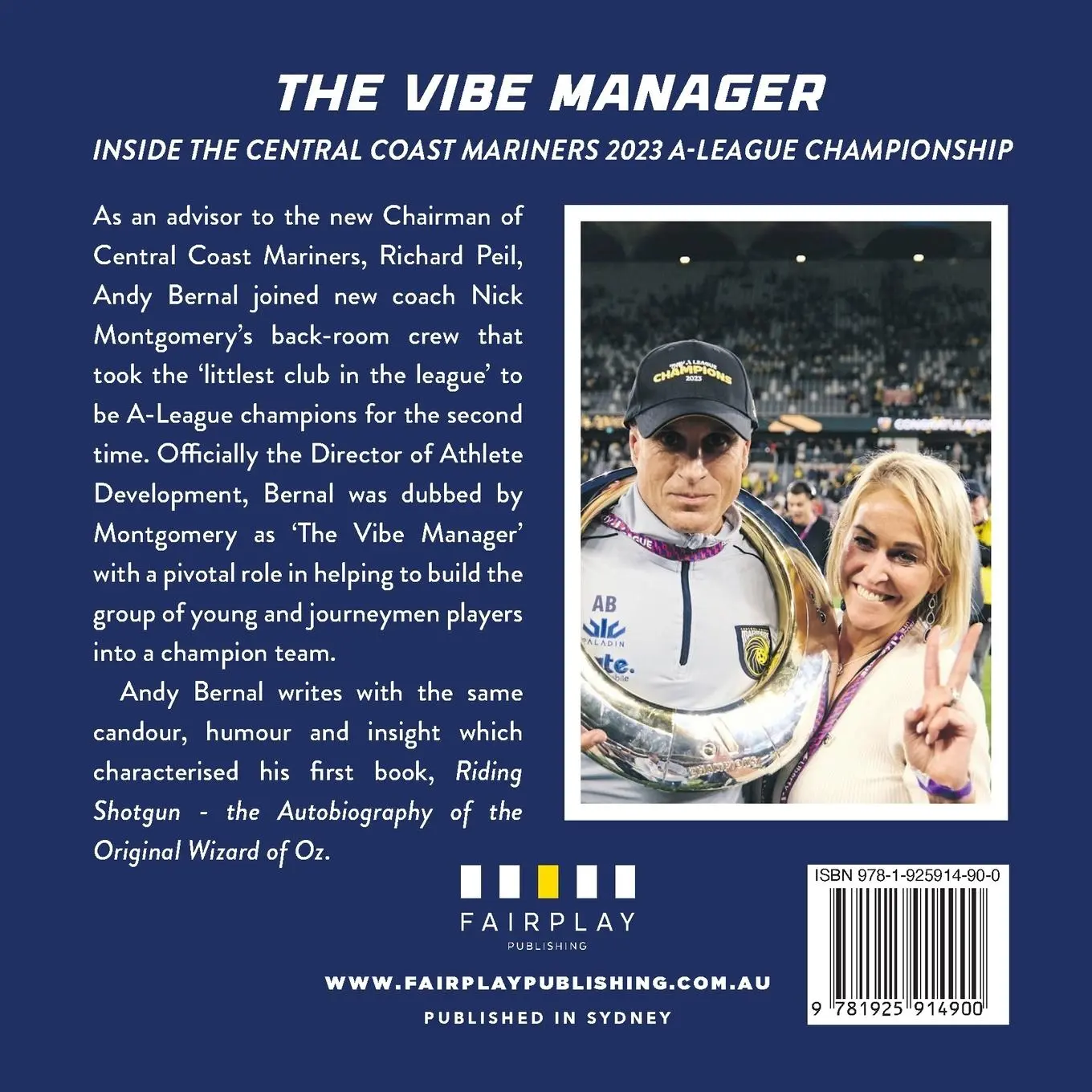 Rückseite: 9781925914900 | The Vibe Manager | Andy Bernal | Taschenbuch | Englisch | 2023
