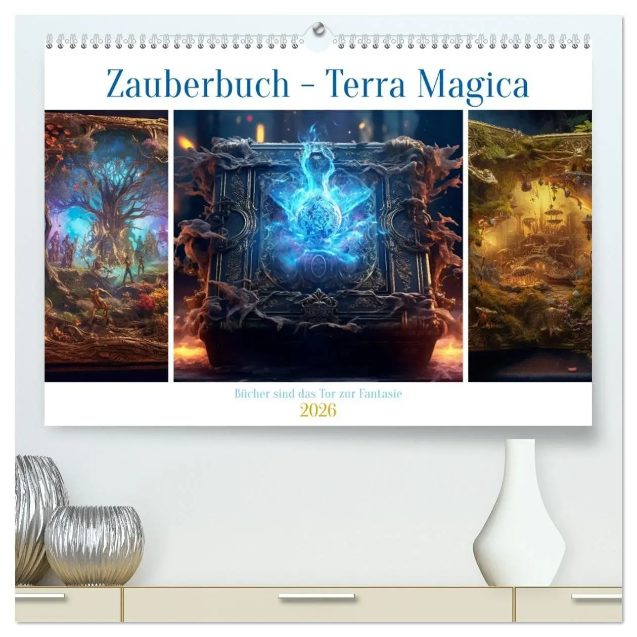 Cover: 9783457514900 | Zauberbuch - Terra Magica (hochwertiger Premium Wandkalender 2026...