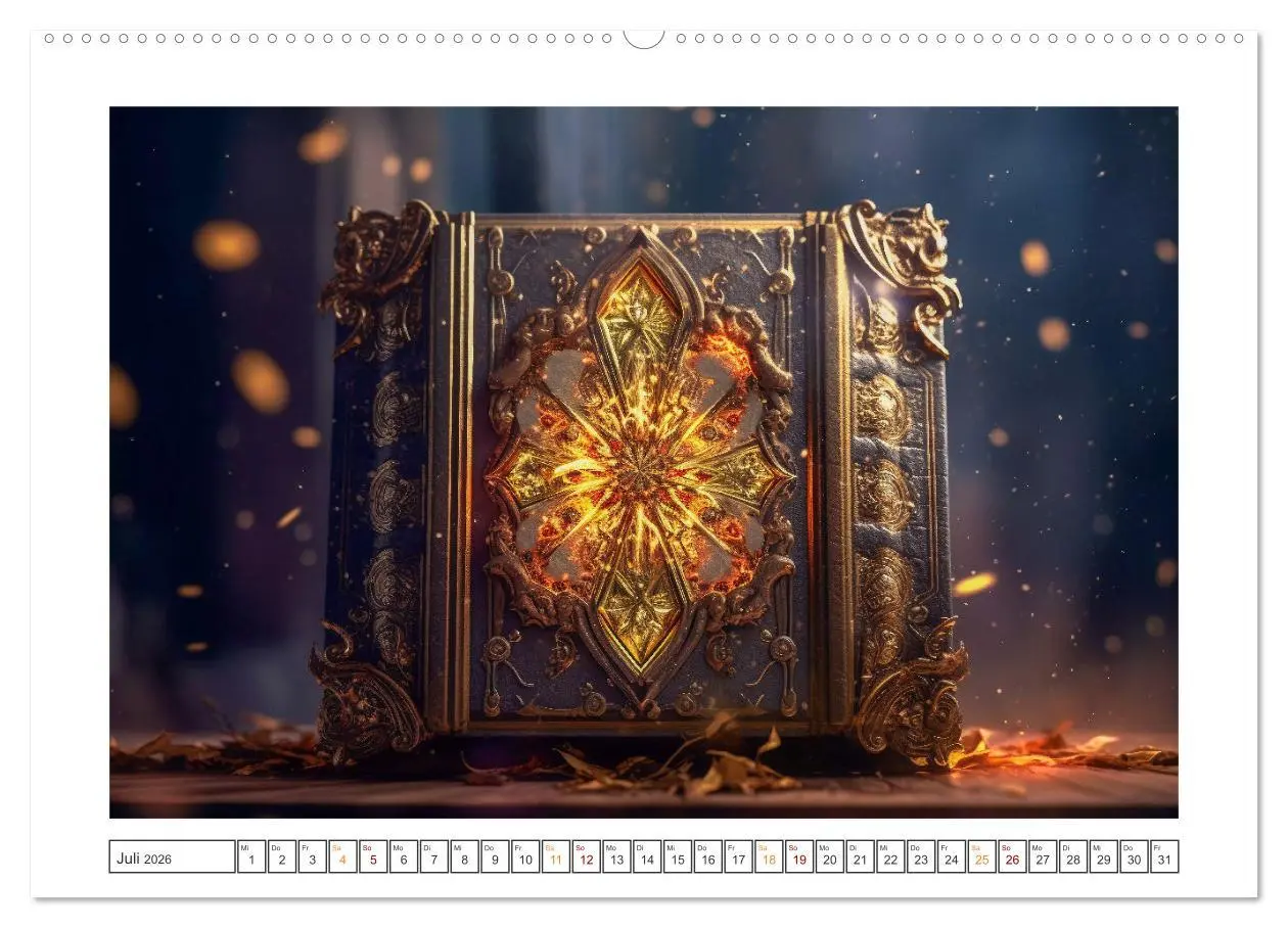 Bild: 9783457514900 | Zauberbuch - Terra Magica (hochwertiger Premium Wandkalender 2026...