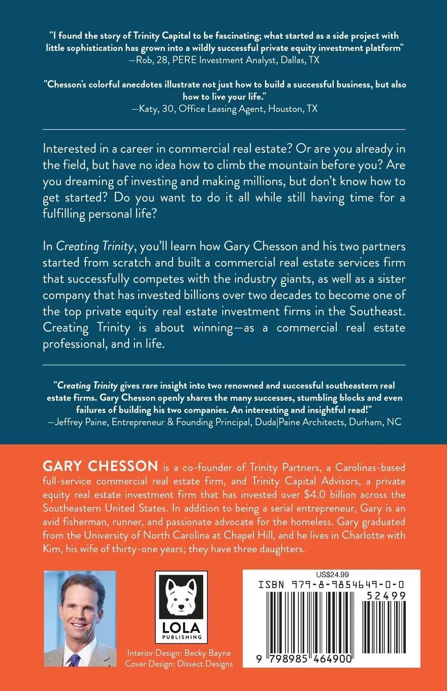 Rückseite: 9798985464900 | Creating Trinity | Blueprints of a Real Estate Entrepreneur &amp; Investor