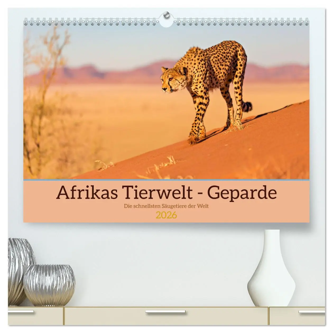 Cover: 9783457265000 | Afrikas Tierwelt - Geparde (hochwertiger Premium Wandkalender 2026...
