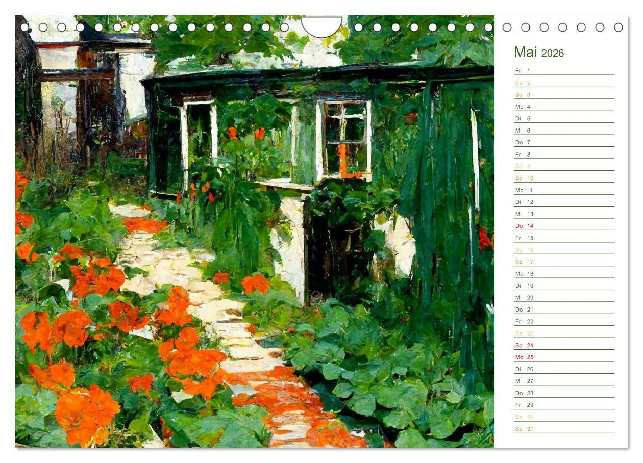 Bild: 9783457575000 | Malerische Gärten - Im Stile des Impressionismus (Wandkalender 2026...