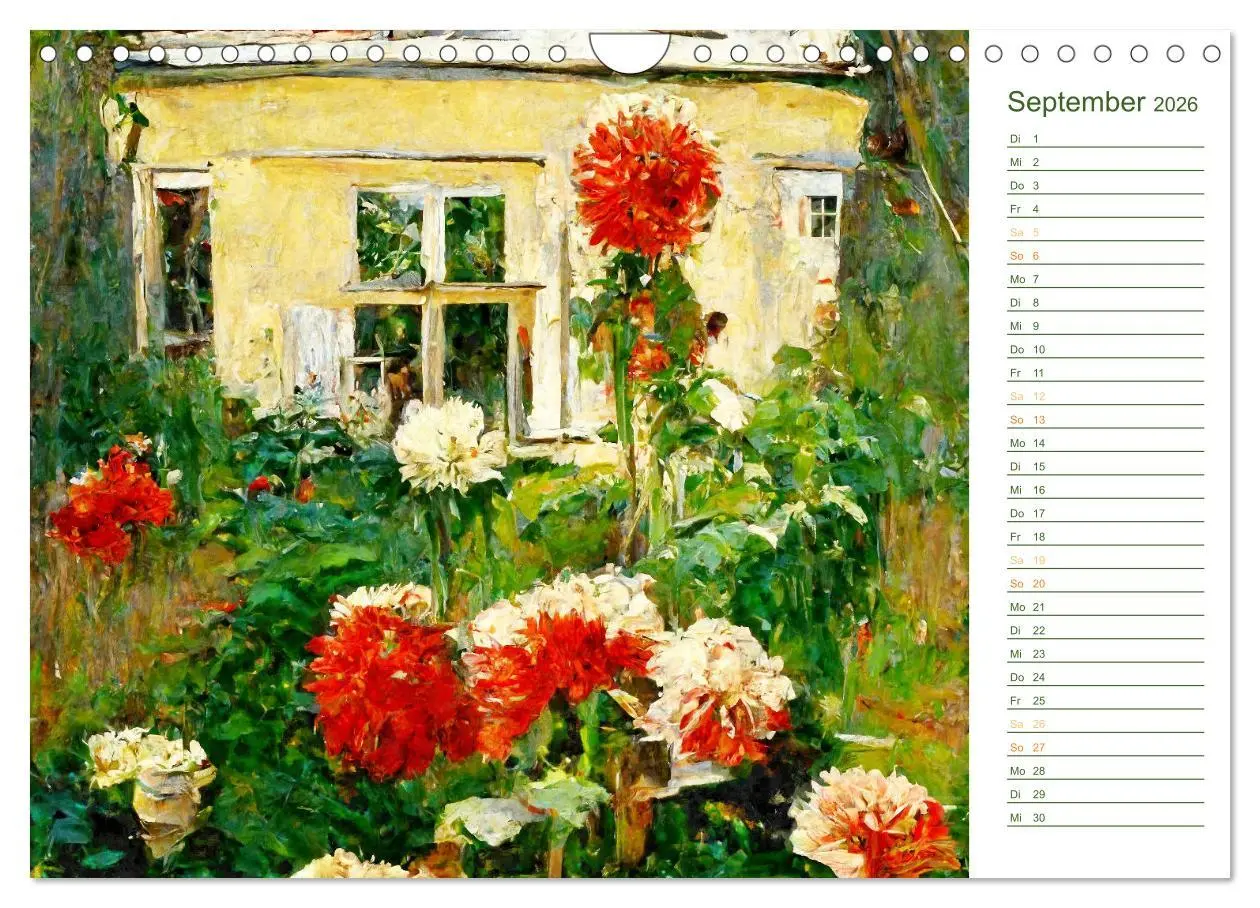 Bild: 9783457575000 | Malerische Gärten - Im Stile des Impressionismus (Wandkalender 2026...