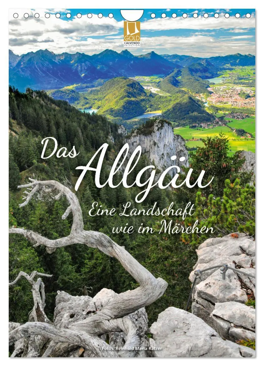 Cover: 9783516355000 | Das Allgäu - eine Landschaft wie im Märchen (Wandkalender 2026 DIN...