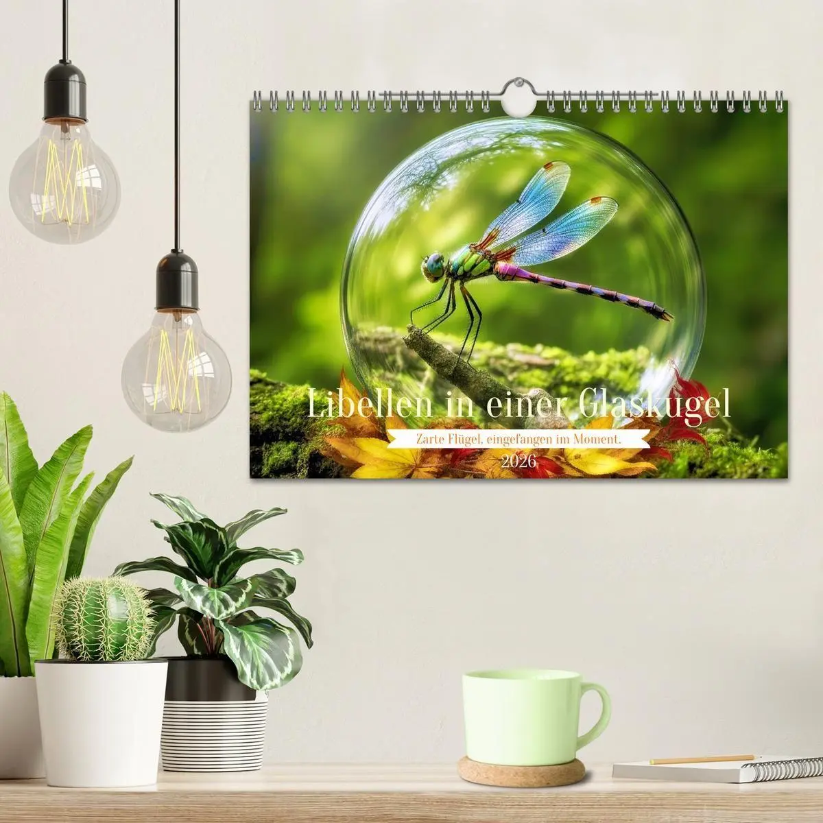 Bild: 9783516665000 | Libellen in einer Glaskugel (Wandkalender 2026 DIN A4 quer),...