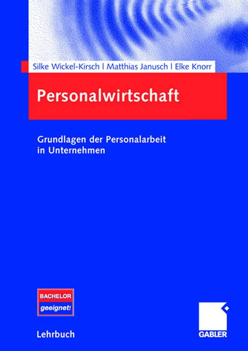 Cover: 9783834905000 | Personalwirtschaft | Grundlagen der Personalarbeit in Unternehmen
