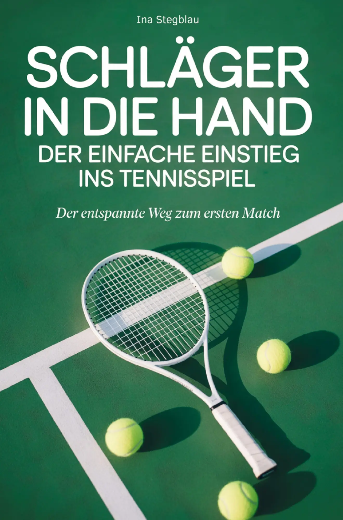 Cover: 9789403895000 | Schläger in die Hand: Der einfache Einstieg ins Tennisspiel | Stegblau