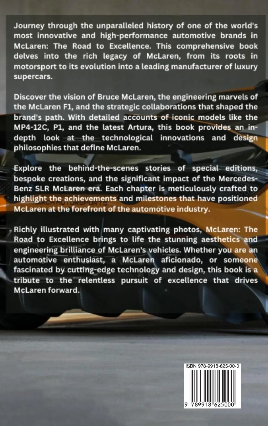 Rückseite: 9789918625000 | McLaren - The Road to Excellence | Etienne Psaila | Buch | Englisch