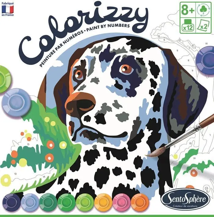 Bild: 3373910045100 | Colorizzy Hunde | 2024 | SENTOSPHÈRE | EAN 3373910045100