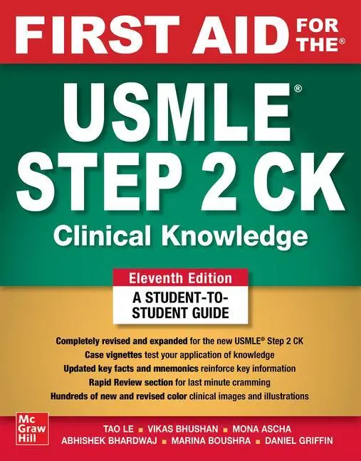 Cover: 9781264855100 | First Aid for the USMLE Step 2 CK, Eleventh Edition | Bhardwaj (u. a.)