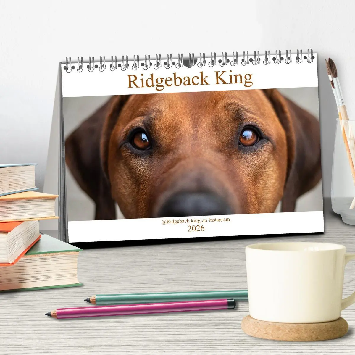 Bild: 9783457705100 | Ridgeback King (Tischkalender 2026 DIN A5 quer), CALVENDO...