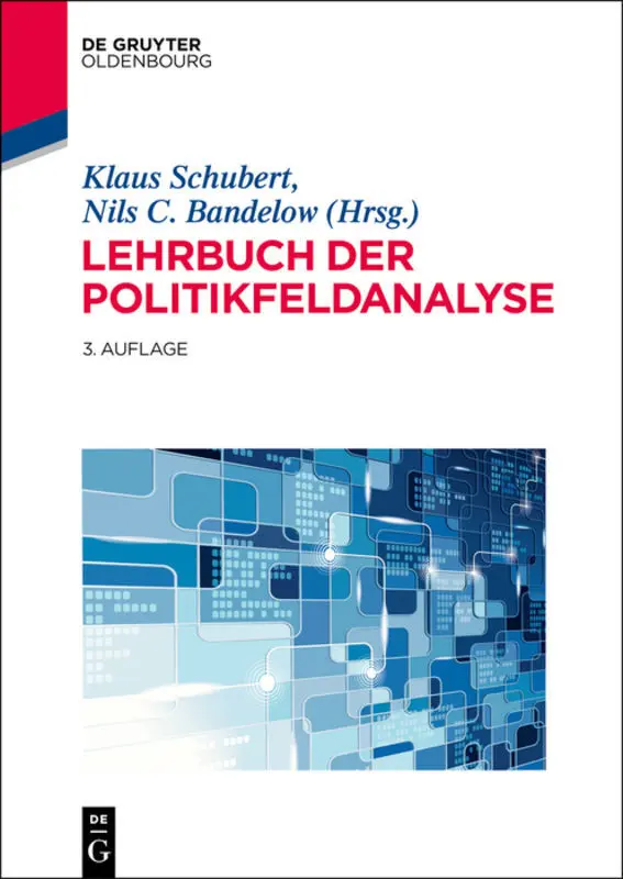 Cover: 9783486725100 | Lehrbuch der Politikfeldanalyse | Klaus Schubert (u. a.) | Buch | VIII