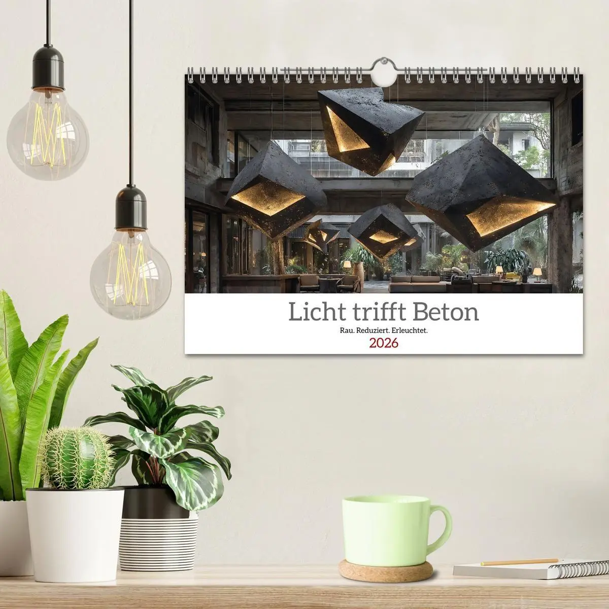 Bild: 9783516655100 | Licht trifft Beton (Wandkalender 2026 DIN A4 quer), CALVENDO...