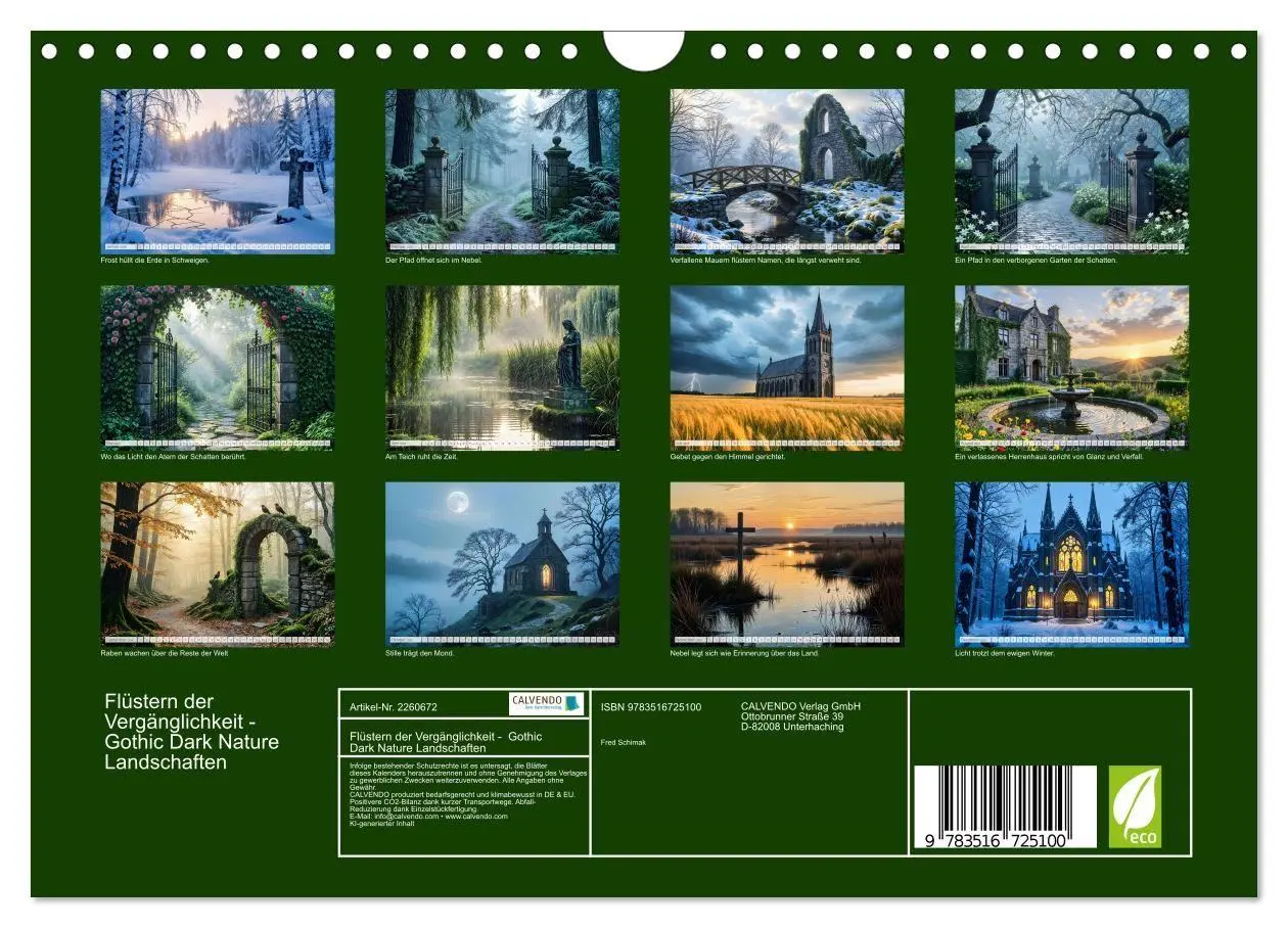 Bild: 9783516725100 | Flüstern der Vergänglichkeit - Gothic Dark Nature Landschaften...