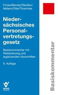 Fricke, Detlef: Niedersächsisches Personalvertretungsgesetz