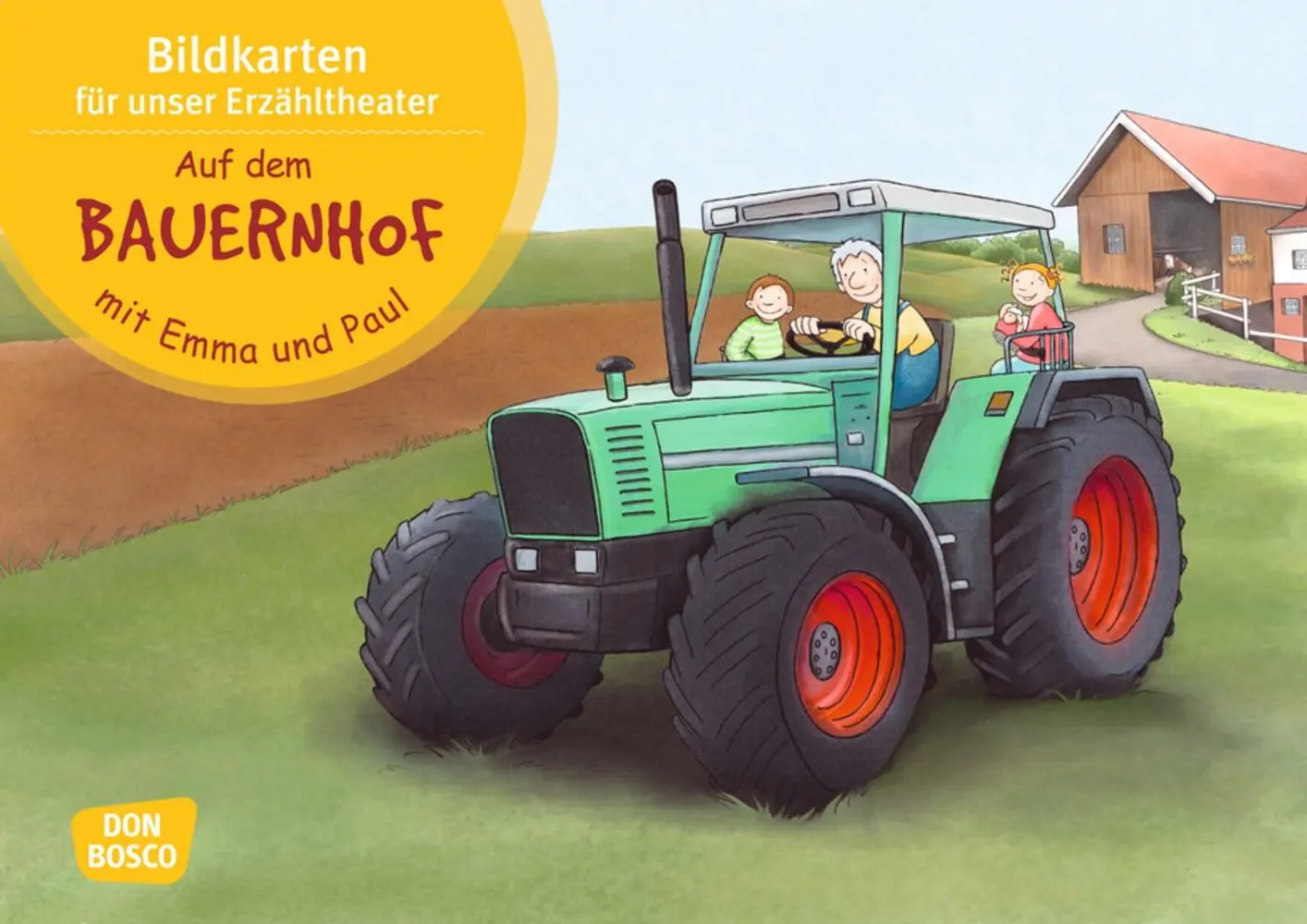 Cover: 4260179515200 | Auf dem Bauernhof mit Emma und Paul. Bildkartenset. | Monika Lehner