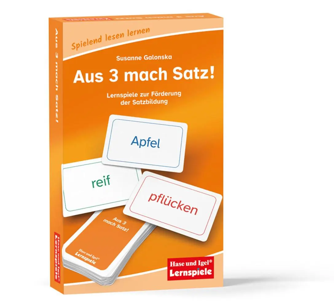 Cover: 4260505835200 | Aus 3 mach Satz! | Lernspiele zur Förderung der Satzbildung | Galonska
