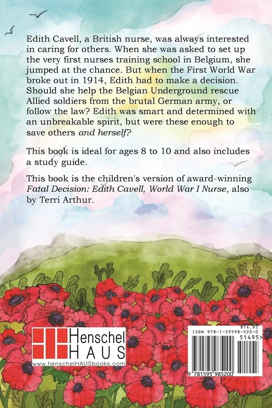 Rückseite: 9781595985200 | Edith Cavell, Nurse Hero | Terri Arthur (u. a.) | Taschenbuch | 2017