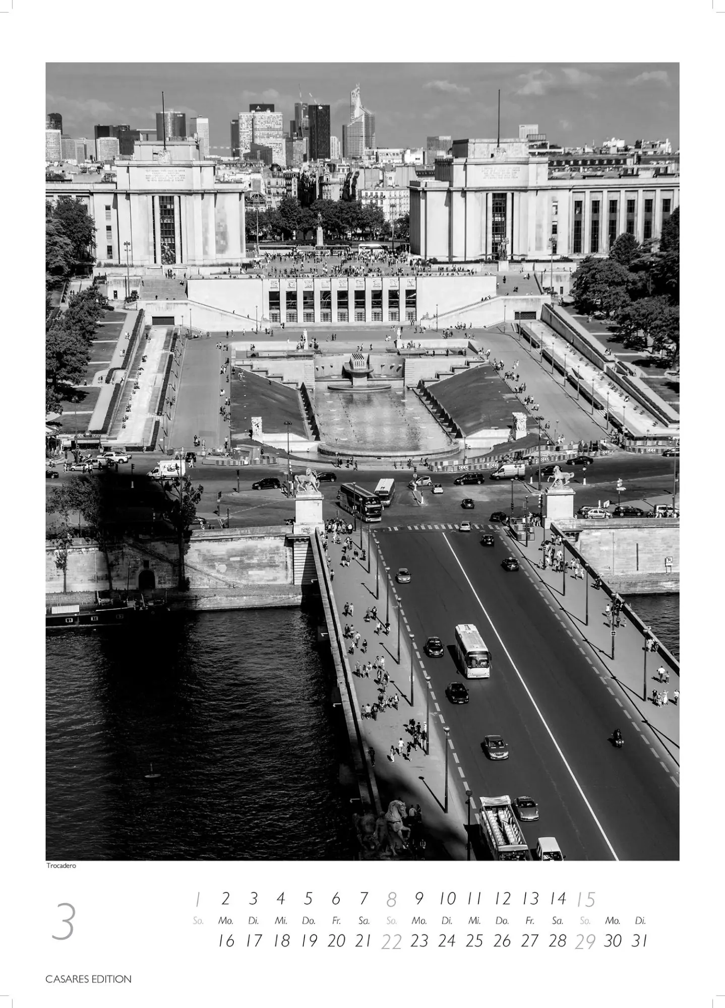 Bild: 9781835245200 | Paris schwarz-weiss 2026 S 29x21cm | Kalender | 14 S. | Deutsch | 2026