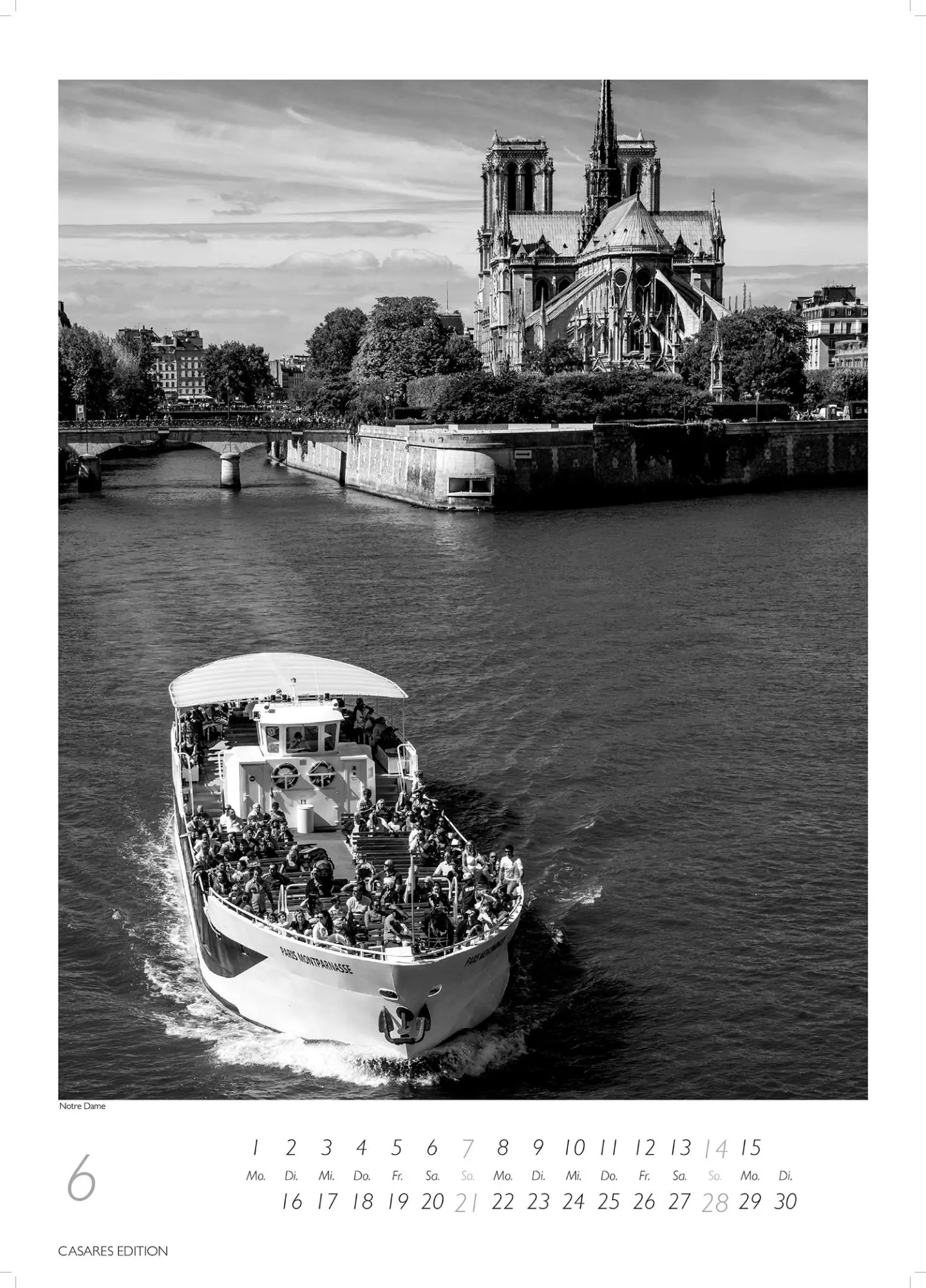Bild: 9781835245200 | Paris schwarz-weiss 2026 S 29x21cm | Kalender | 14 S. | Deutsch | 2026