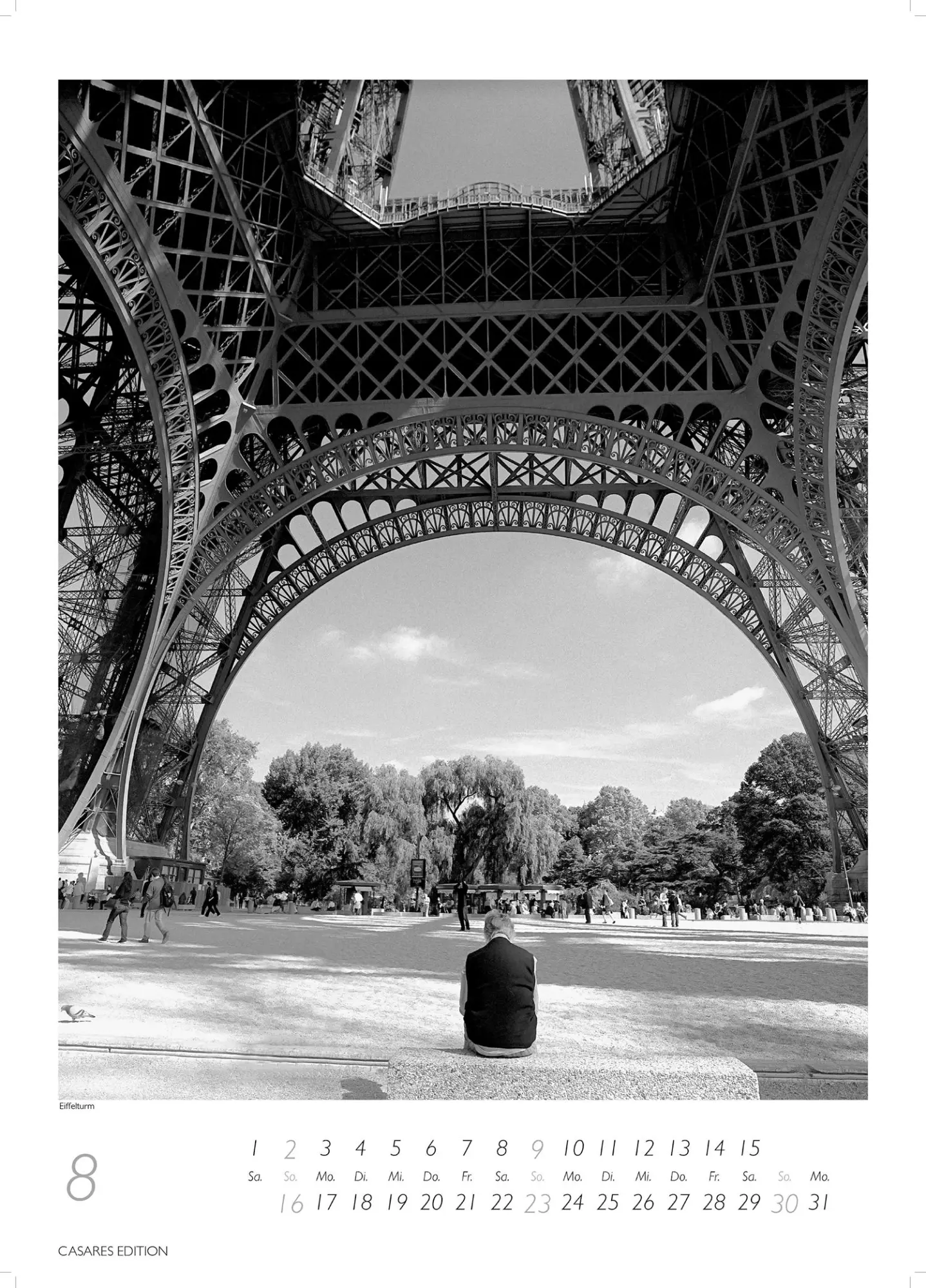 Bild: 9781835245200 | Paris schwarz-weiss 2026 S 29x21cm | Kalender | 14 S. | Deutsch | 2026