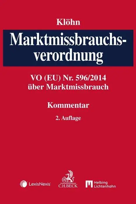 Cover: 9783406755200 | Marktmissbrauchsverordnung | Lars Klöhn | Buch | XIX | Deutsch | 2023