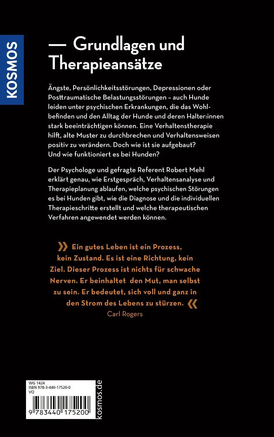 Bild: 9783440175200 | Verhaltenstherapie beim Hund | Robert Mehl | Buch | 216 S. | Deutsch