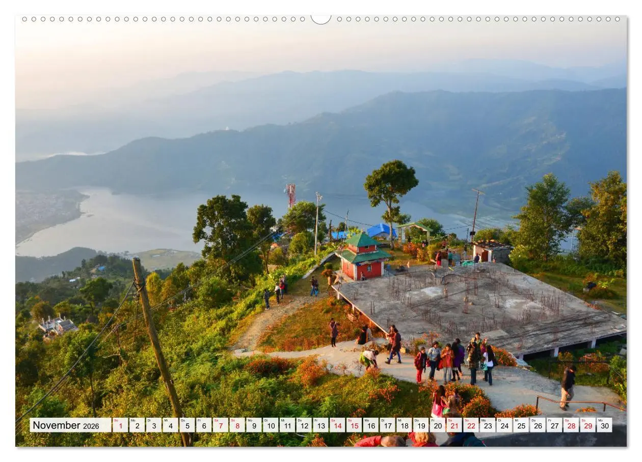 Bild: 9783457485200 | POKHARA und SARANGKOT (hochwertiger Premium Wandkalender 2026 DIN...