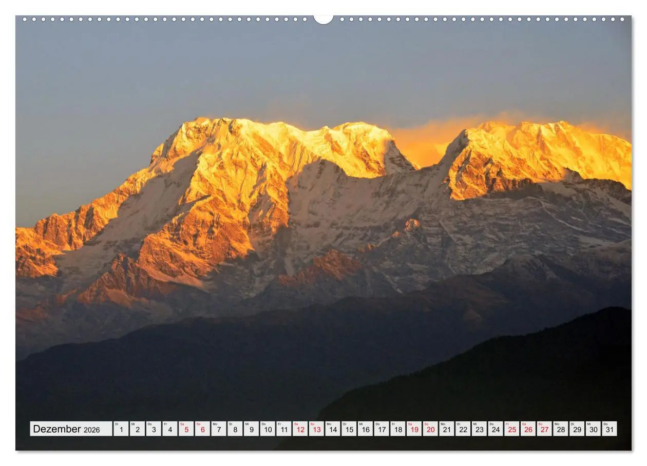 Bild: 9783457485200 | POKHARA und SARANGKOT (hochwertiger Premium Wandkalender 2026 DIN...