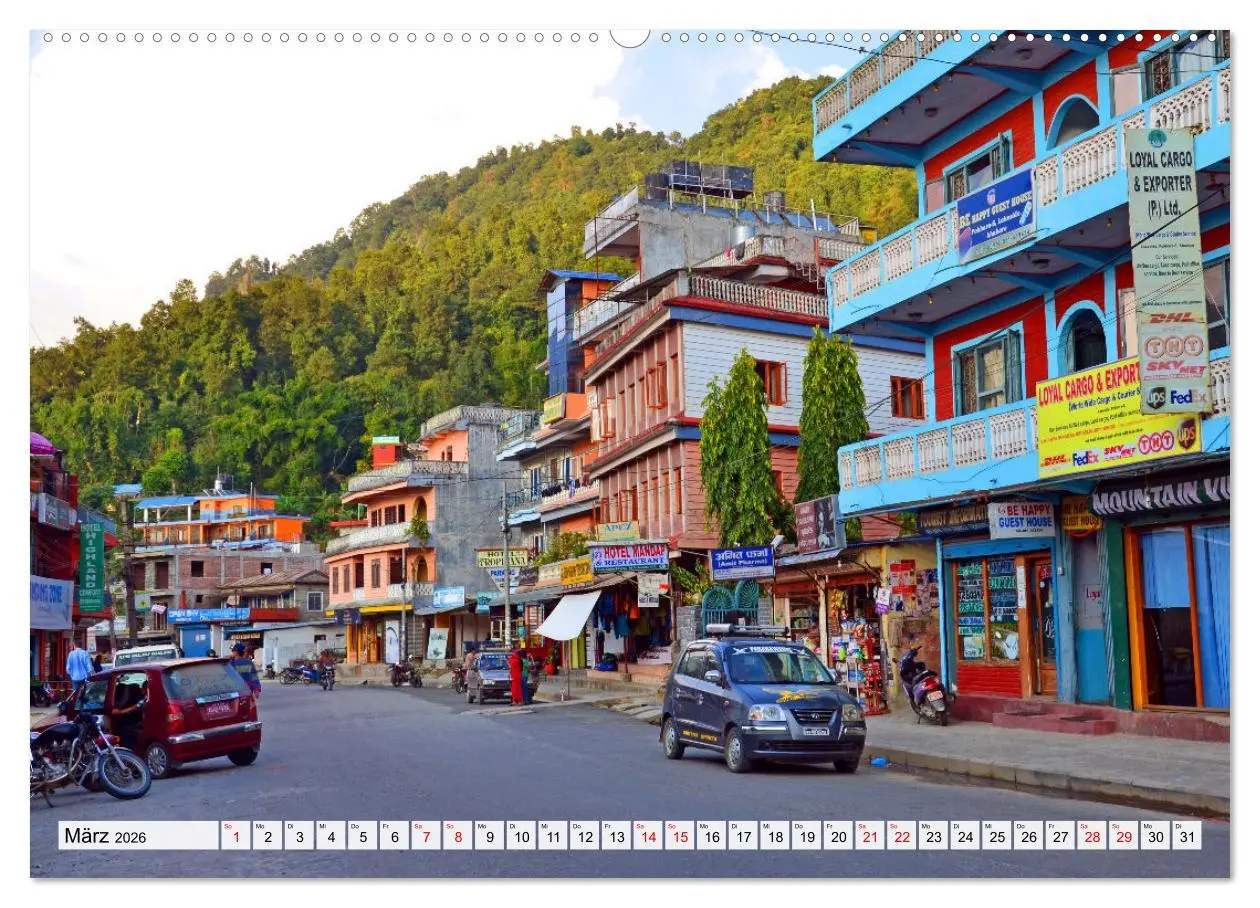 Bild: 9783457485200 | POKHARA und SARANGKOT (hochwertiger Premium Wandkalender 2026 DIN...