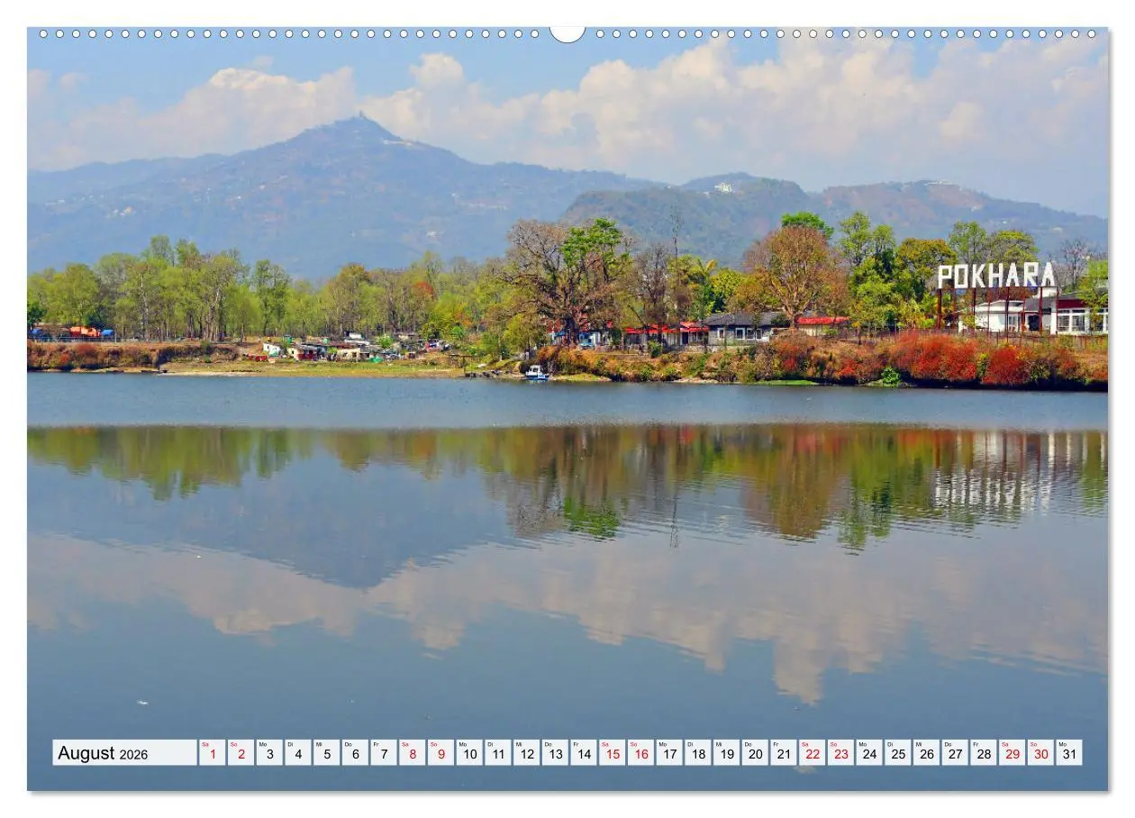 Bild: 9783457485200 | POKHARA und SARANGKOT (hochwertiger Premium Wandkalender 2026 DIN...