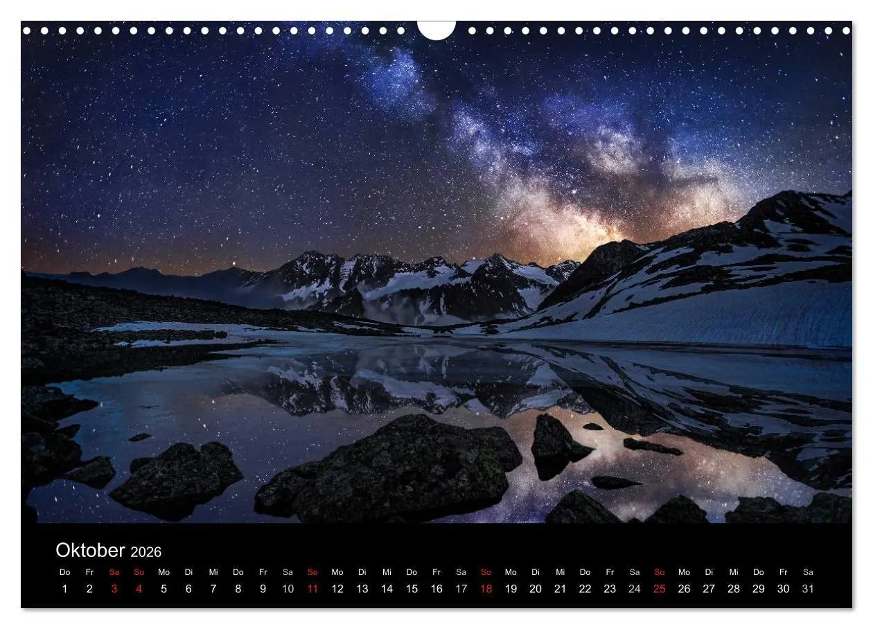 Bild: 9783516025200 | Sternensucher - Landschaft unter Sternen (Wandkalender 2026 DIN A3...