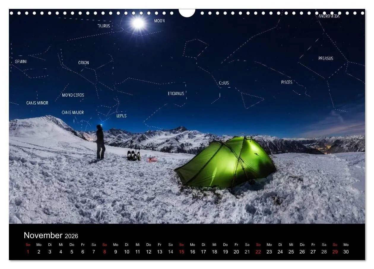 Bild: 9783516025200 | Sternensucher - Landschaft unter Sternen (Wandkalender 2026 DIN A3...