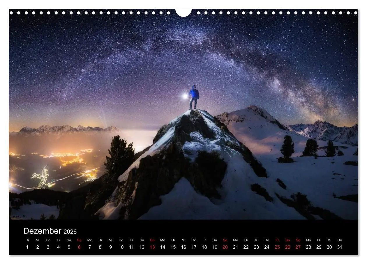 Bild: 9783516025200 | Sternensucher - Landschaft unter Sternen (Wandkalender 2026 DIN A3...