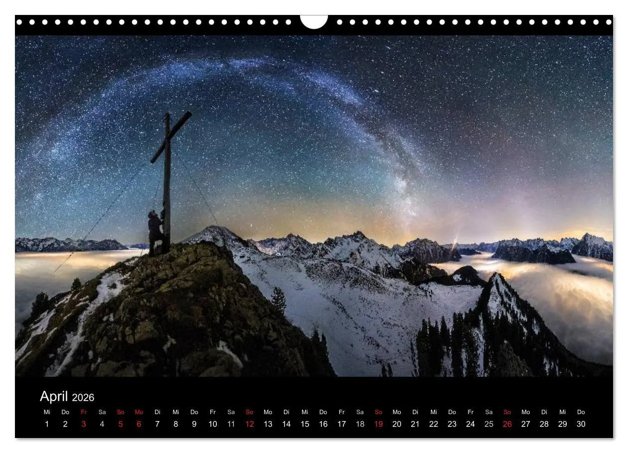 Bild: 9783516025200 | Sternensucher - Landschaft unter Sternen (Wandkalender 2026 DIN A3...