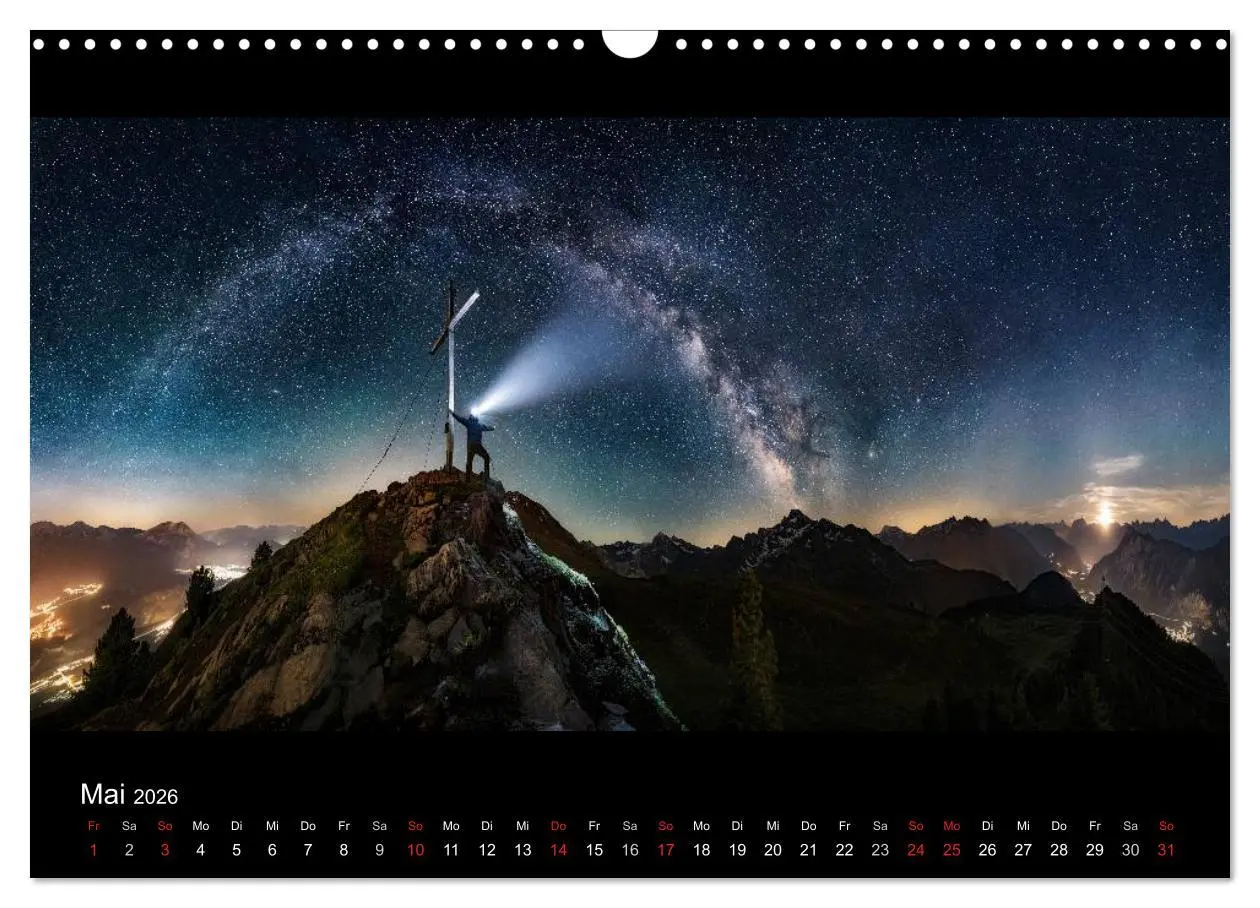 Bild: 9783516025200 | Sternensucher - Landschaft unter Sternen (Wandkalender 2026 DIN A3...